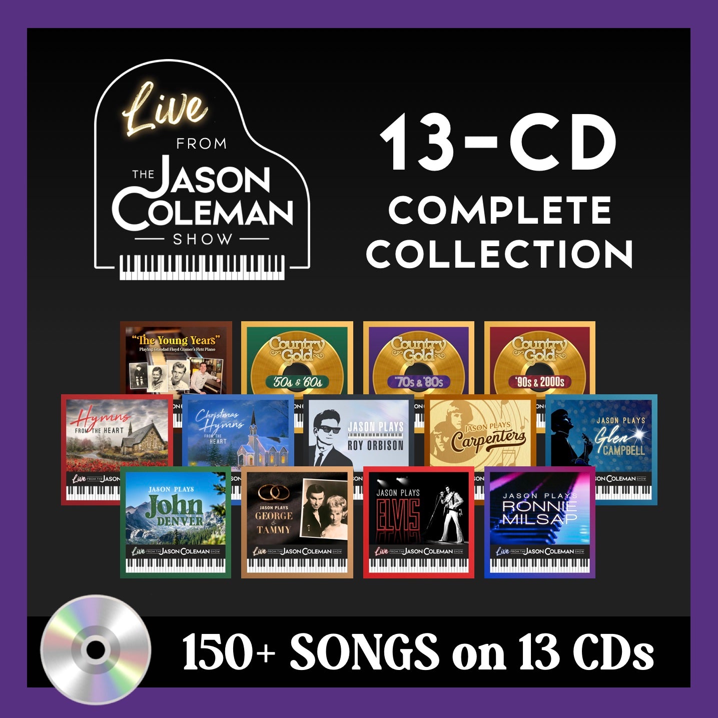 13-CD Live from The Jason Coleman Show Collection (Get 4 CDs FREE!)