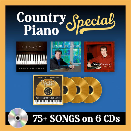 Country Piano Special 6-CD Set (Save $26)