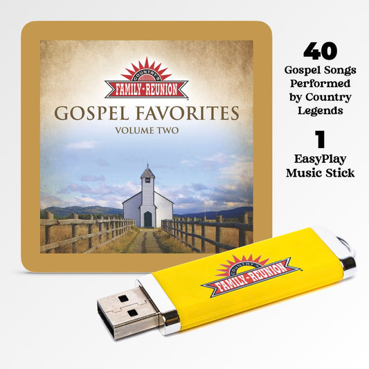 NEW! Country's Family Reunion: Gospel Favorites Vol. 2 [EasyPlay Music Stick]