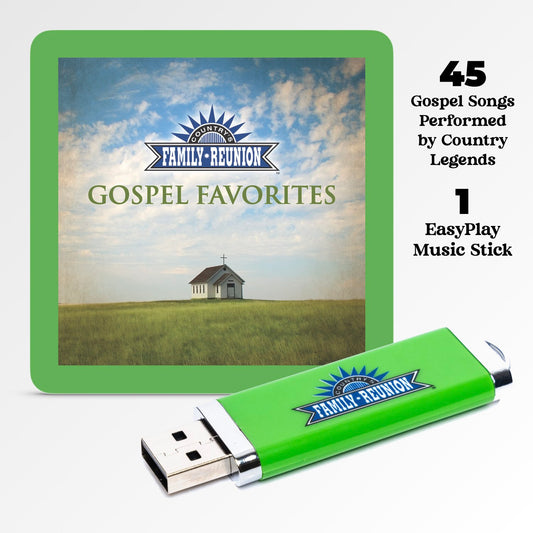 NEW! Country's Family Reunion Gospel Favorites [EasyPlay Music Stick]