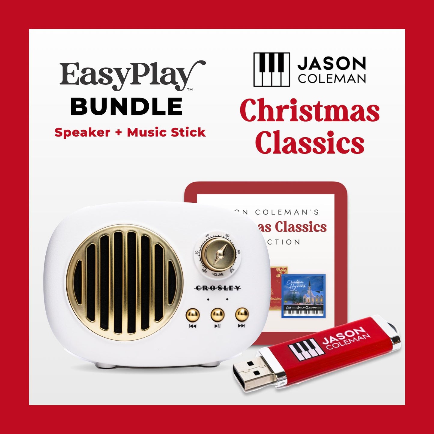 Jason Coleman: Christmas Classics EasyPlay BUNDLE [Speaker + Stick]