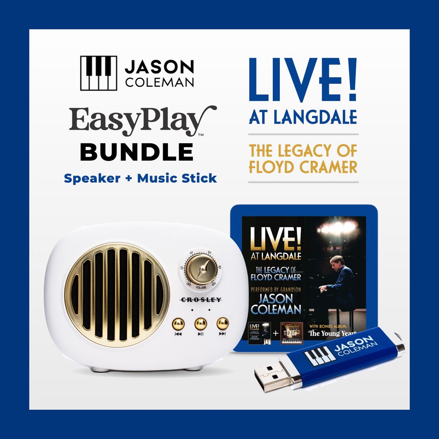 NEW! Jason Coleman: Live at Langdale EasyPlay BUNDLE [Speaker + Stick]