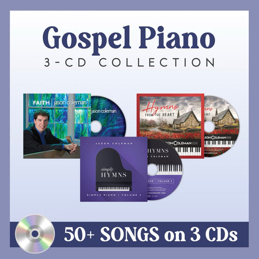 3-CD Gospel Piano Collection (Save $10)