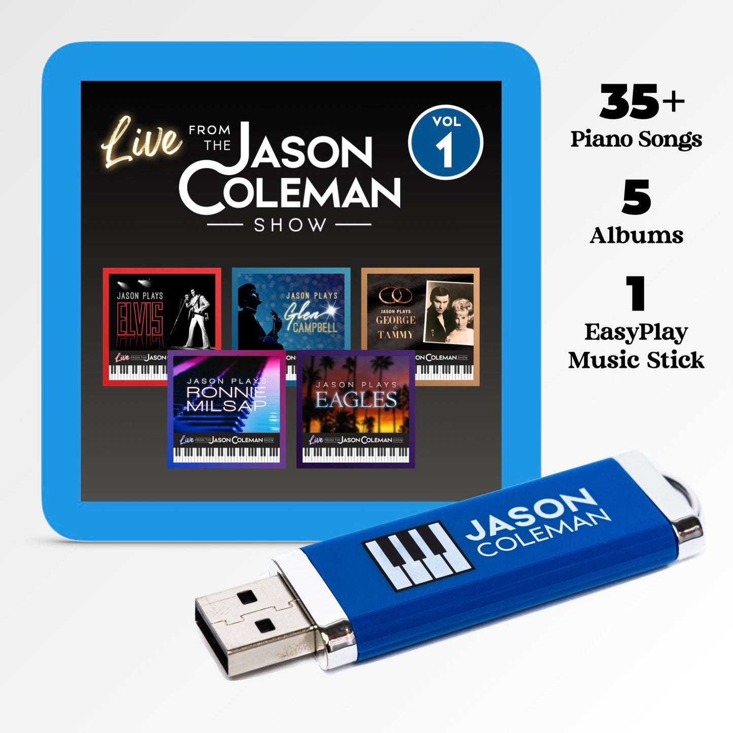 Jason Coleman EasyPlay EVERYTHING BUNDLE [Speaker + 7 Sticks]