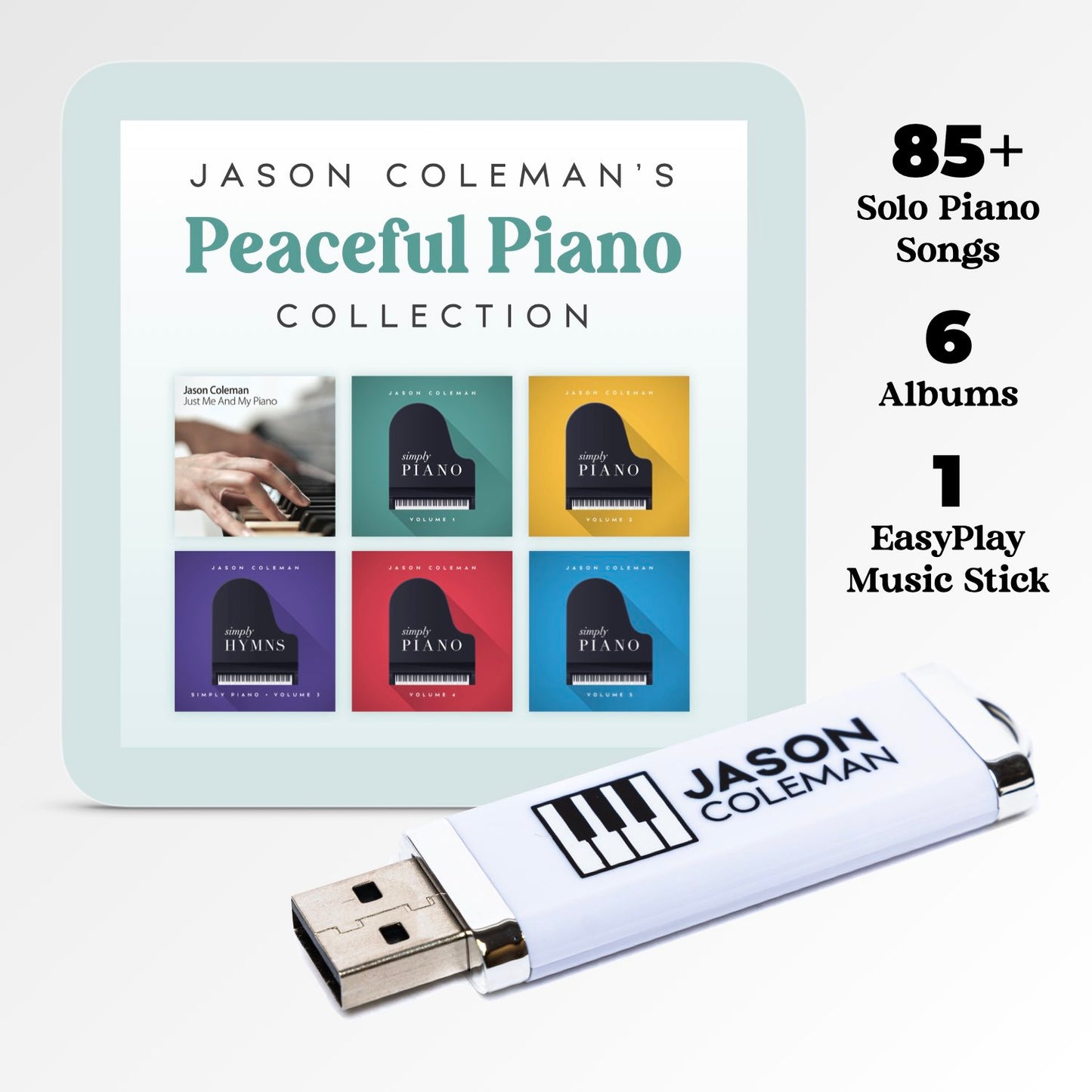 Jason Coleman: Peaceful Piano [EasyPlay Music Stick]