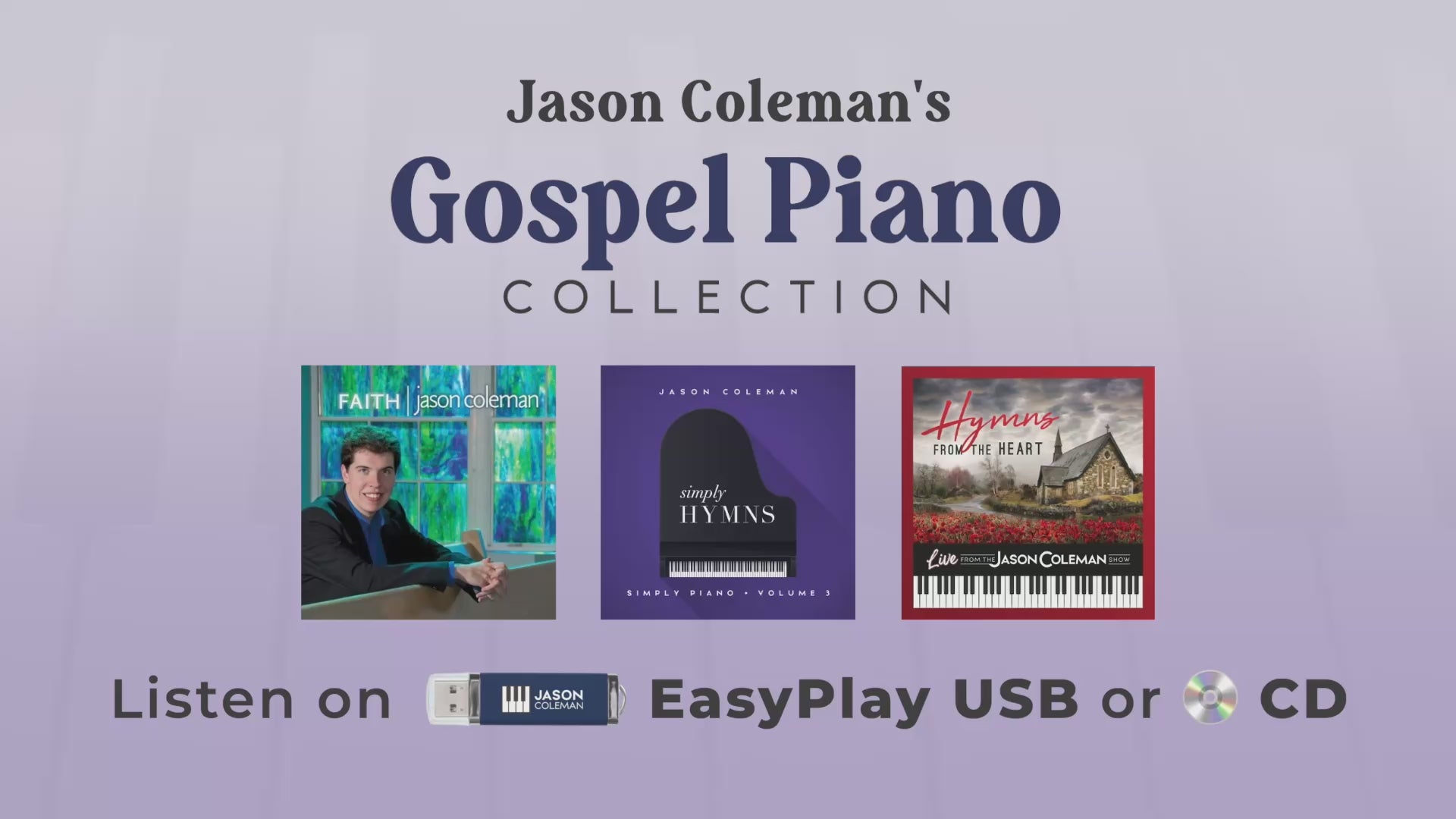 3-CD Set - Jason Coleman: Gospel Piano Collection – Jason Coleman