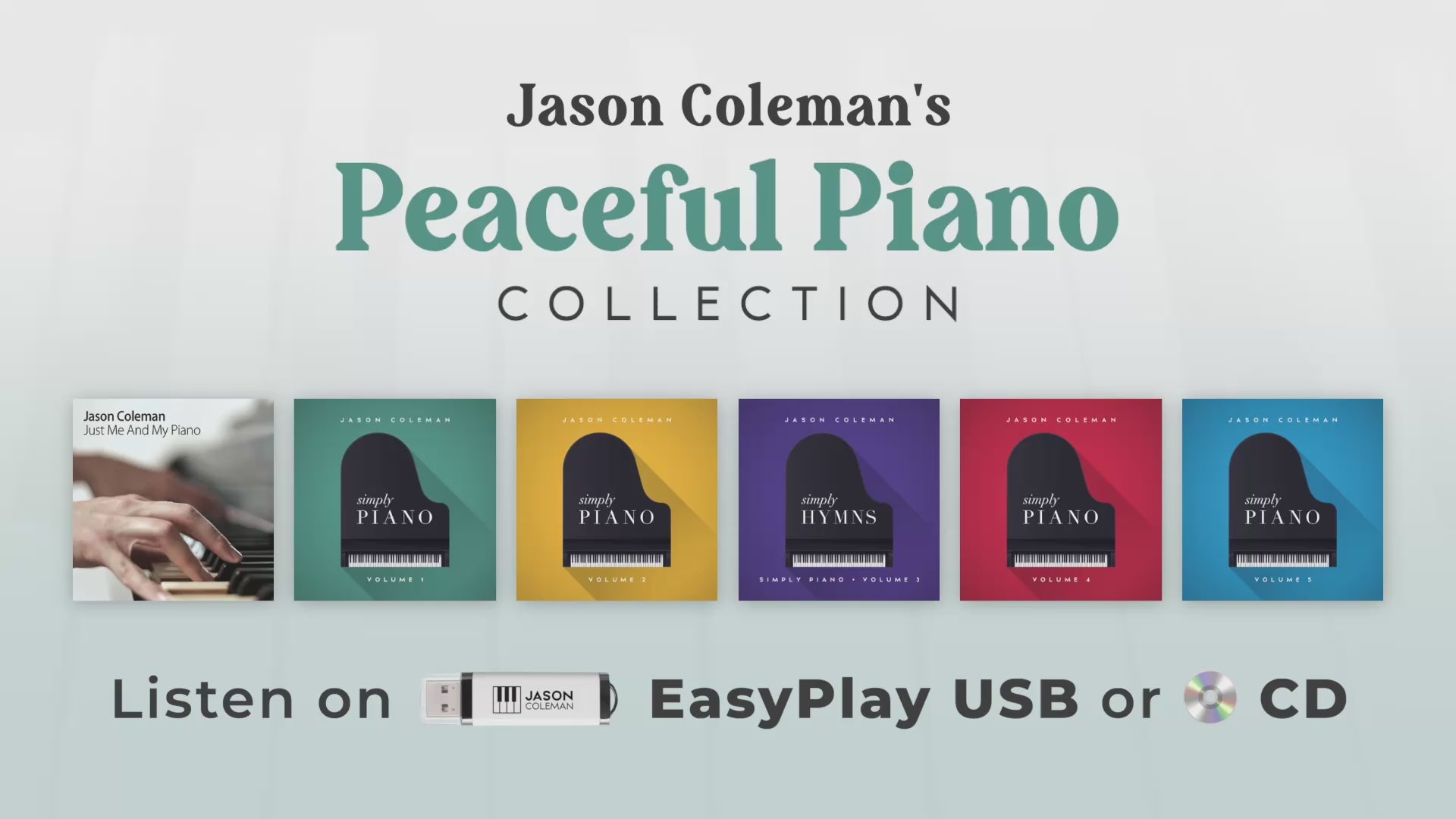 6-CD Set - Jason Coleman: Peaceful Piano Collection – Jason